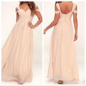 Making Me Move Blush Maxi Dress